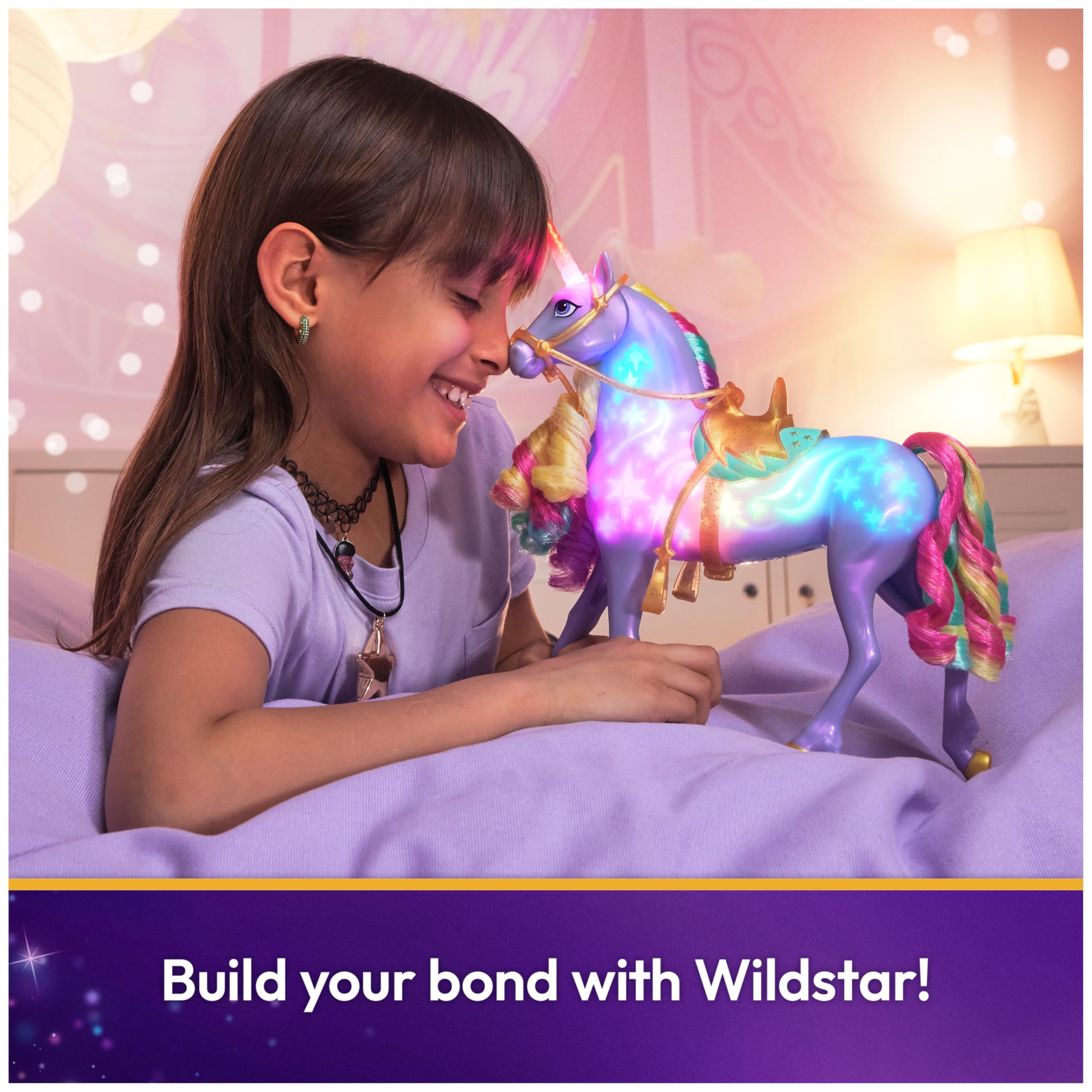 Unicorn Academy, Interactive Rainbow Light-up Wildstar with Lights, Sounds & Music, Easter Gifts Idea, Dolls & Unicorn Toys for Girls Ages 4 and up 🍁 All In One Marketplace Canada