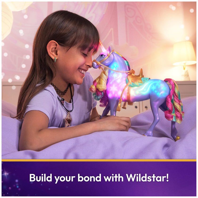 Unicorn Academy, Interactive Rainbow Light-up Wildstar with Lights, Sounds & Music, Easter Gifts Idea, Dolls & Unicorn Toys for Girls Ages 4 and up 🍁 All In One Marketplace Canada