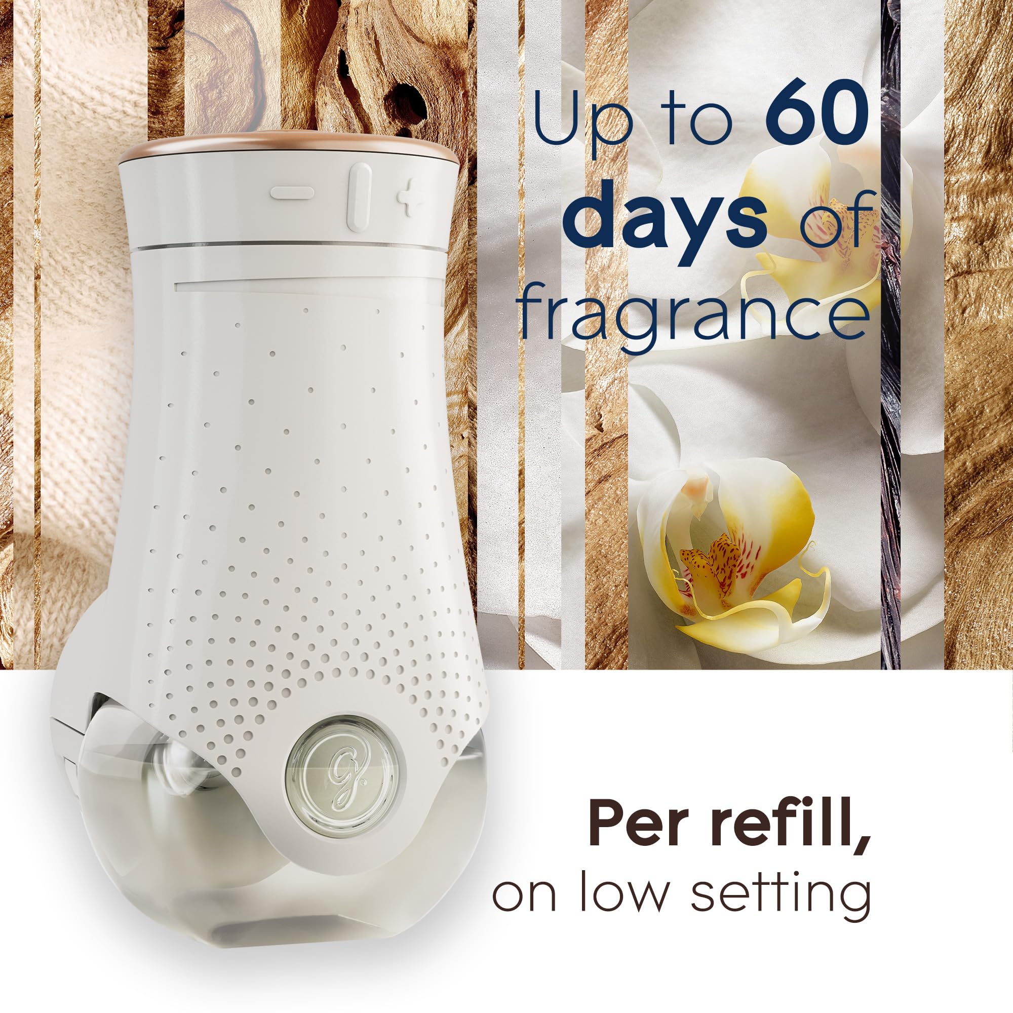 Glade PlugIns Air Freshener Refill Oil, Long Lasting Scented Plug In with Essential Oils for Home, Bathroom & Kitchens, Delicate Vanilla Embrace, 10 Refills 🍁 All In One Marketplace Canada