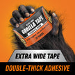 Gorilla Tough & Wide Utility Tape, Duct Tape, Double-Thick Adhesive, All Weather Resistant Shell, Reinforced Backing, Black, 2.8 in x 25 yd (Pack of 1) 🍁 All In One Marketplace Canada