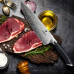 SANMEIHO Chef Knife in Powder Steel, Japanese Kitchen Knife 8 Inch, Ultra Sharp Chef's Knives, High Carbon Japanese Utility Knives for Meat Vegetable with Ergonomic Pakkawood Handle 🍁 All In One Marketplace Canada