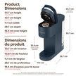 Keurig K-Mini Go Single Serve K-Cup Pod Coffee Maker, Navy 🍁 All In One Marketplace Canada