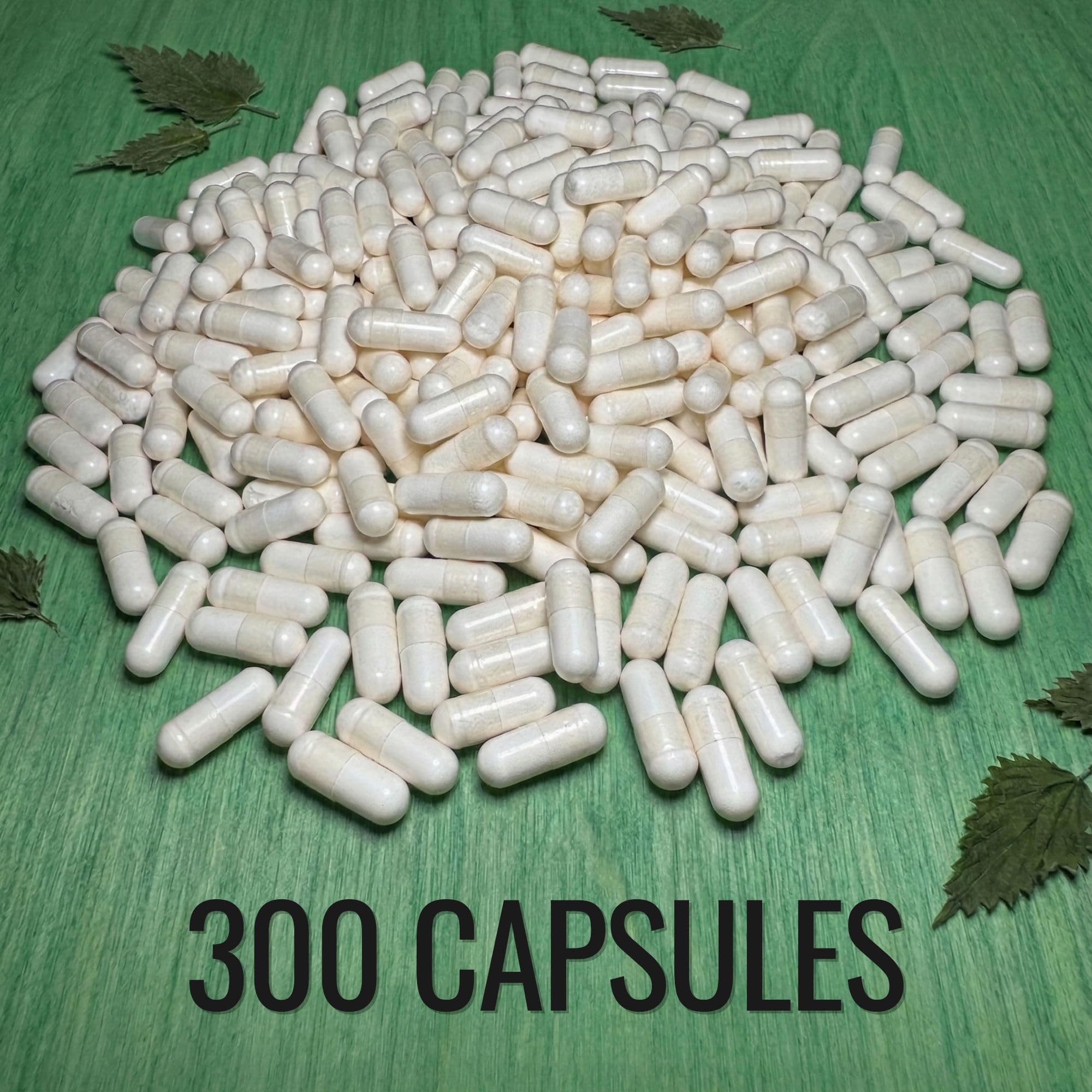 Magnesium Glycinate 200 mg Capsules (Elemental) from Non-Buffered Fully Chelated 100% Magnesium Bisglycinate - 300 Max-Capacity High-Absorption Capsules - Made in Canada - Nutritionn 🍁 All In One Marketplace Canada