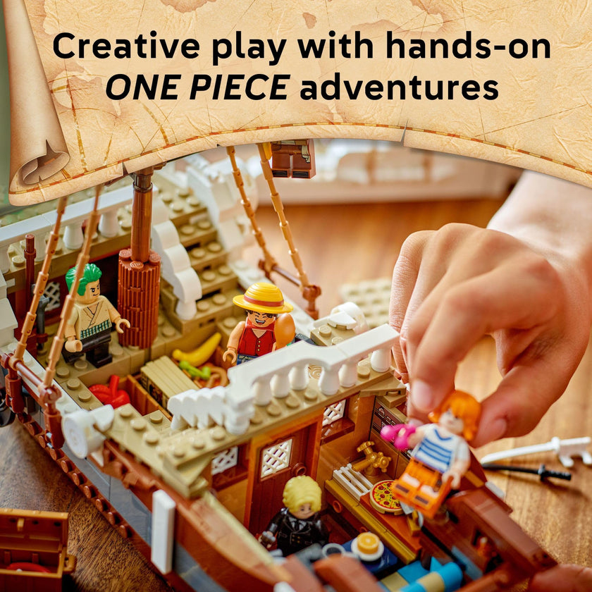 LEGO ONE Piece The Going Merry Pirate Ship Building Blocks - Pretend Play Adventure Toy for Boys & Girls, 10+ - Straw Hat Crew Toy Figures & Playset for Anime Fans - Gift Idea for Birthdays - 75639 🍁 All In One Marketplace Canada