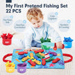 hahaland Montessori Toys for 1 Year Old - Toddler Toys for 1 2 Year Old Boys Girls Toy, Montessori Educational Baby Toy 6-12-18 Months, 10 in 1 Fishing Game with Baby Stacking Cups 🍁 All In One Marketplace Canada