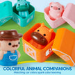 Play-Act Learning Toy for Toddlers 1 2 3 Years Old, Counting, Matching & Sorting Montessori Learning Farm Train Including 9 Farm Animals, Birthday Gift for Baby Boys Girls 🍁 All In One Marketplace Canada