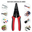 WGGE WG-015 Professional 8-inch Wire Stripper/Wire Crimping Tool, Wire Cutter, Wire Crimper, Cable Stripper, Wiring Tools and Multi-Function Hand Tool(ONLY Sold by W&G Global Electronics INC) 🍁 All In One Marketplace Canada