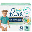 Pampers Pure Baby Diapers, Size 6, Up to 100% Leakproof, Premium Hypoallergenic Soft Diapers, 1 Pack (Count of 42) 🍁 All In One Marketplace Canada