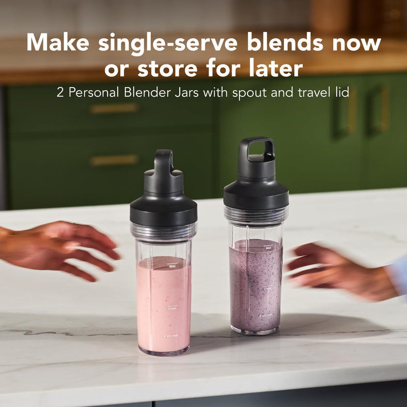 KitchenAid Pure Power Blender with 2 Personal Blending Jars, 1700 Watt Peak Power*, KSB2078PL, Porcelain White 🍁 All In One Marketplace Canada