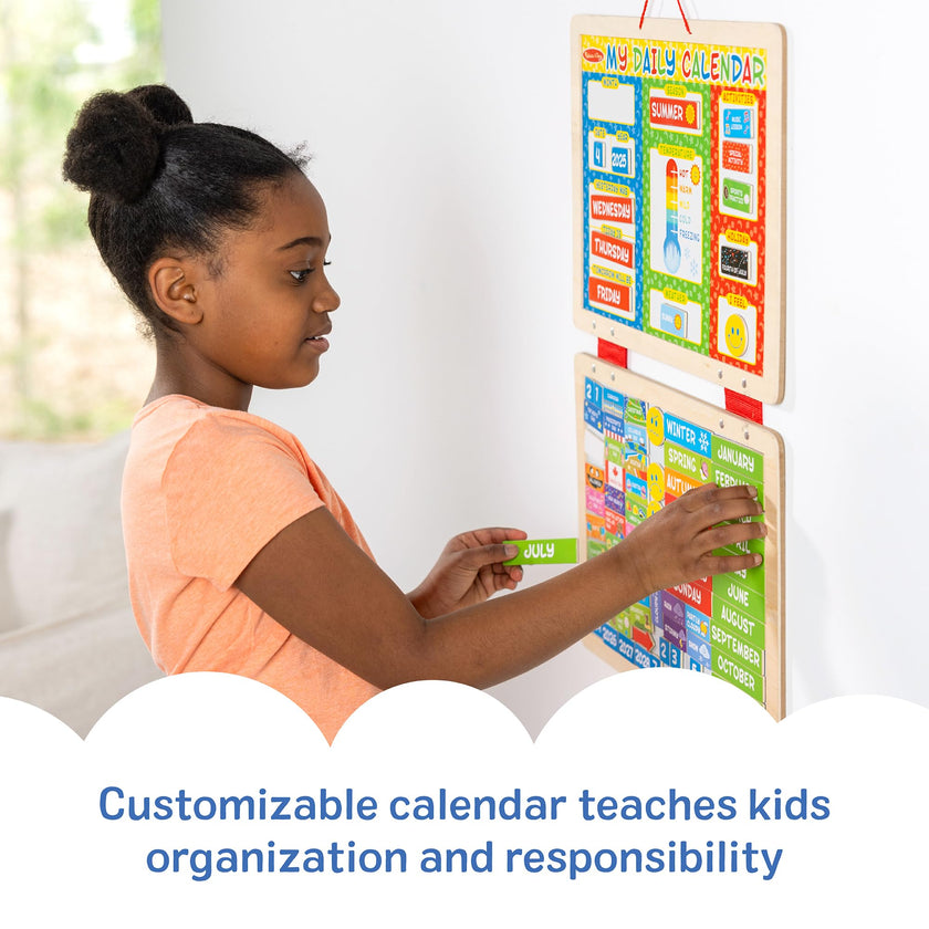 Melissa & Doug My First Daily Magnetic Calendar, Classroom Calendar for Kids Activities with Weather & Seasons, Preschool Toys for Girls & Boys Ages 4+ 🍁 All In One Marketplace Canada