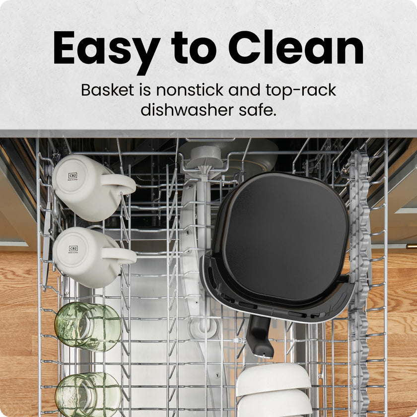 Chefman Air Fryer – 4 QT Compact Airfryer for Quick & Easy Meals, Features Hi-Fry Technology for Extra Crisp, Easy-View Window, Touch Controls with 4 Presets, Nonstick & Dishwasher Safe Basket - Black 🍁 All In One Marketplace Canada
