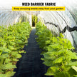 Happybuy 6FT×300FT Weed Barrier Fabric Heavy Duty 2.4OZ, Woven Weed Control High Permeability, Geotextile Fabric for Underlayment, Polyethylene Ground Cover 🍁 All In One Marketplace Canada