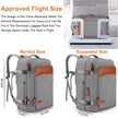 Carry on Backpack, Extra Large 40L Flight Approved Travel Backpack for Men & Women,Expandable Large Suitcase Backpacks With 4 Packing Cubes,Water Resistant Luggage Daypack Business Weekender Bag,Grey 🍁 All In One Marketplace Canada