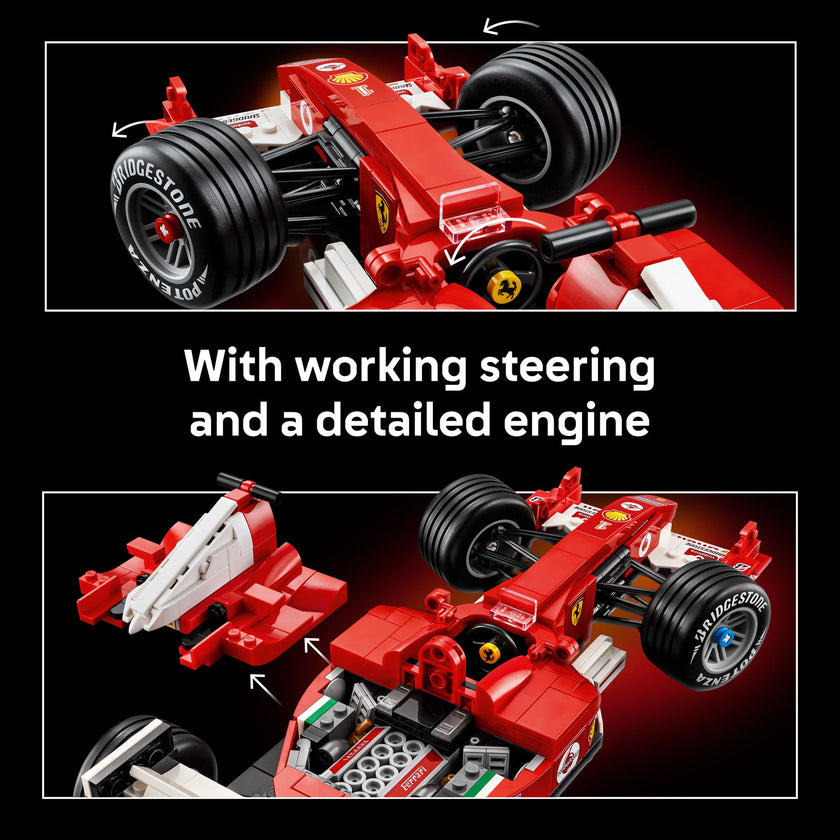 LEGO Icons Ferrari F2004 & Michael Schumacher Building Set for Adults, Ages 18+ - Ferrari F1 Bedroom, Home Office, Desk Decor - Gift Ideas for Men, Women & Fans - 11375 🍁 All In One Marketplace Canada