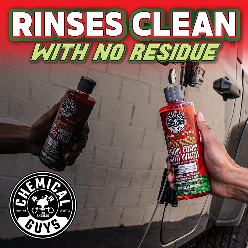 Chemical Guys Watermelon Snow Foam Car Wash Soap, Safe for Cars, Trucks, Motorcycles, RVs & More, 3.79 L, Watermelon Scent 🍁 All In One Marketplace Canada