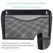 EASEPRES 3 Pack Mesh Wall Mounted File Holder Organizer Metal Hanging Vertical Paper Mails Rack Storage Wire Single Document Filling Holder Pocket for Office and Home, Black 🍁 All In One Marketplace Canada