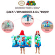 Franco Kids Bath and Beach Super Soft Cotton Hooded Towel Wrap, 24 in x 50 in, Super Mario 🍁 All In One Marketplace Canada