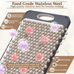 GUANCI Cutting Board for Kitchen Double Sided 304 Stainless Steel Chopping Board Food-Grade Stainless Steel and Wheat Straw PP Large Size 16”×11” Easy to Clean 🍁 All In One Marketplace Canada