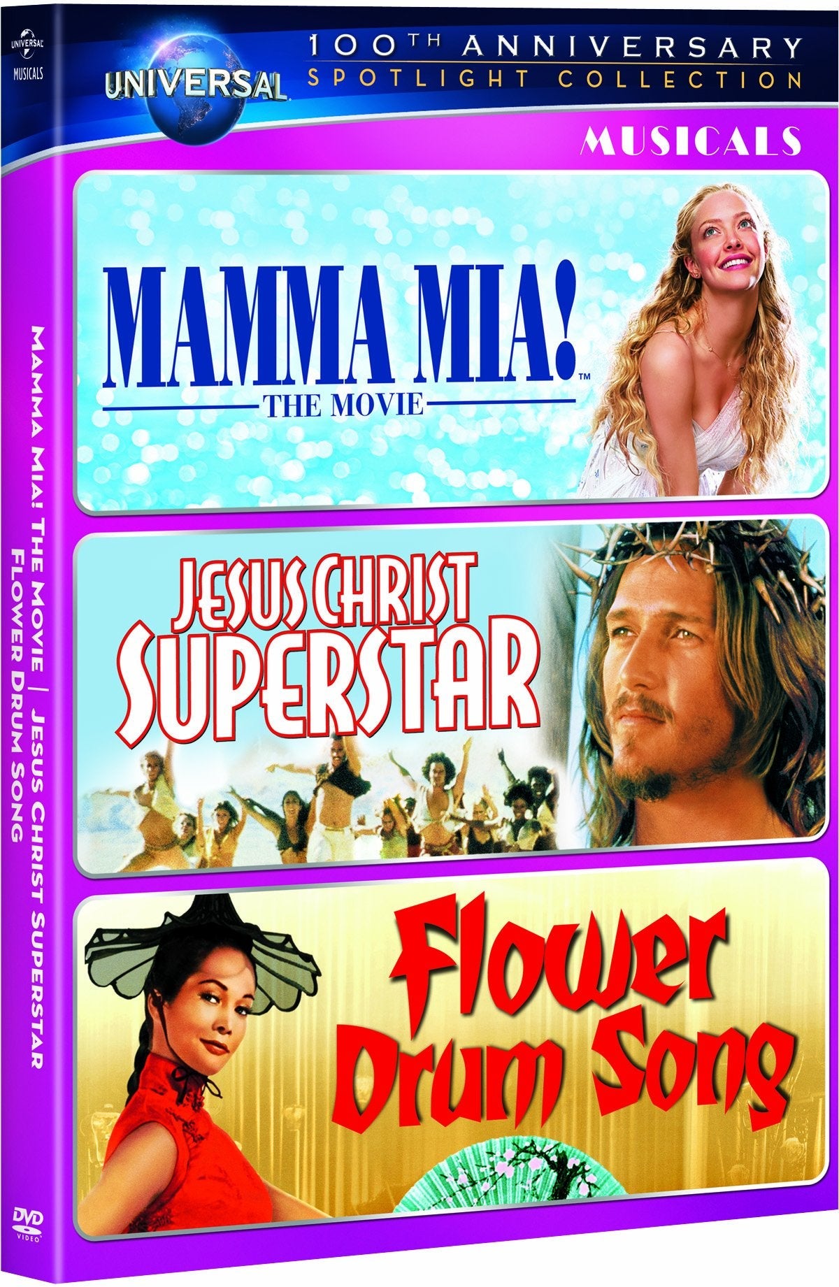 Musicals Spotlight Collection (Mamma Mia! The Movie / Jesus Christ Superstar / Flower Drum Song) (Universal's 100th Anniversary Edition) - DVD