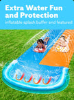 JOYIN 22.5ft Water Slides and 2 Bodyboards, Lawn Slide Summer Slip Waterslides Toy with Build in Sprinkler for Backyard Outdoor Water Fun for Kids 🍁 All In One Marketplace Canada