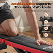 NICEPEOPLE Foldable Basic Weight Bench for Home Gym, Workout Bench with 8 Backrests, 660LBS Weight Capacity Adjustable Bench 🍁 All In One Marketplace Canada