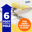 Swiffer Duster Kit with 1.8 m Extendable Handle, Heavy Duty Dusting Starter Kit with 4 Refills, for Ceiling Fans, Vents and Hard to Reach Places 🍁 All In One Marketplace Canada