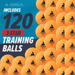 JOOLA Training 3 Star Table Tennis Balls 12, 60, or 120 Pack - 40mm Regulation Bulk Ping Pong Balls for Competition and Recreational Play - Fun as a Cat Toy - Indoor and Outdoor Compatible 🍁 All In One Marketplace Canada