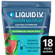 Liquid I.V. Hydration Multiplier Electrolyte Drink Mix - Enhanced Hydration Electrolyte Powder with Vitamins B3, B5, B6, B12 and C -18x On-the-go Sticks for Workout and Travel - Watermelon 🍁 All In One Marketplace Canada