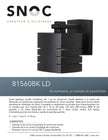 Luminaire mural extérieur Profilée 7 PO - DEL 7W-3000K - 81560