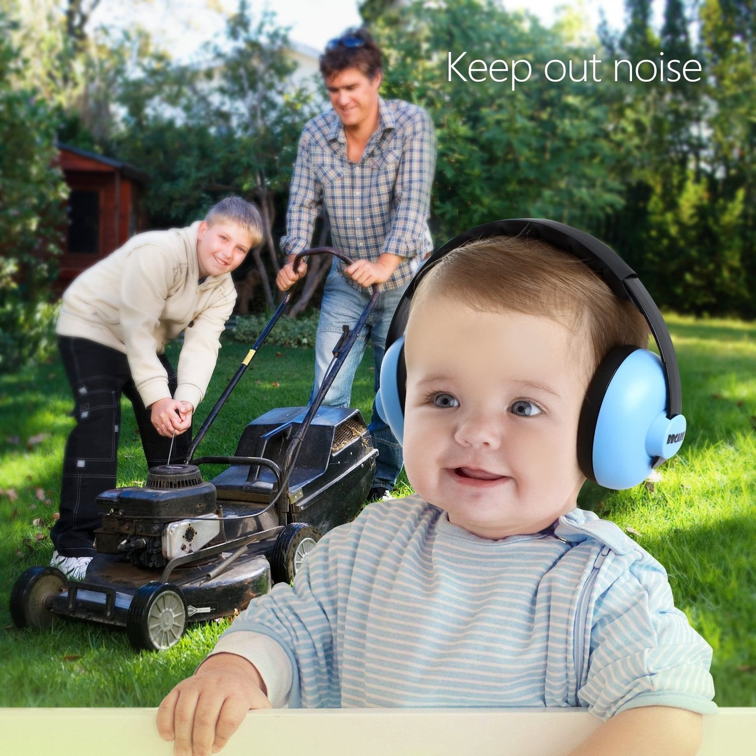 BBTKCARE Baby Ear Protection Noise Cancelling HeadPhones for Babies for 3 Months to 3 Years (Blue) 🍁 All In One Marketplace Canada