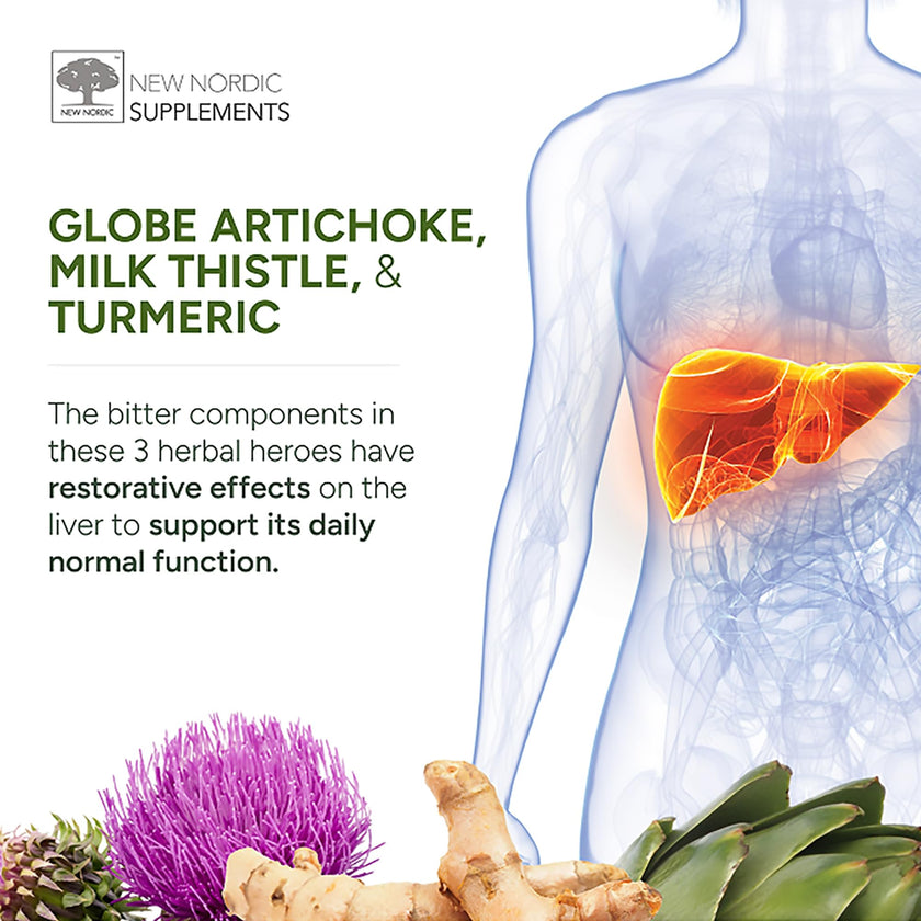 New Nordic Active Liver Milk Thistle Tablets, Liver Support, 30 Day Supply 🍁 All In One Marketplace Canada