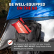 Ready First Aid 107 Piece First Aid Kit - Camping, First Aid Kit, Camping Essentials, Hiking, Home Essentials, Car Emergency Kit, Hiking Gear, First Aid Kit Travel, Car Essentials, Survival Stuff 🍁 All In One Marketplace Canada