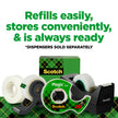 Scotch Magic Tape, 3 Dispensered Rolls, Numerous Applications, Invisible, Clear Tape Engineered for Repairing, 19mm Wide x 40m, 3 Rolls with Dispensers 🍁 All In One Marketplace Canada