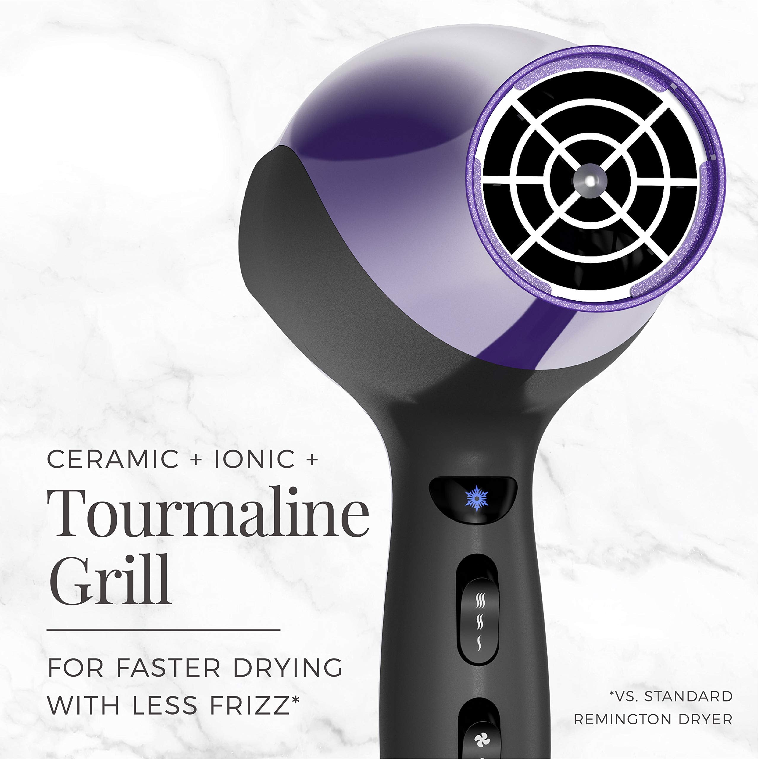 REMINGTON® Damage Protection Hair Dryer Purple 🍁 All In One Marketplace Canada