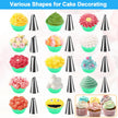 firstake Piping Bags and Tips Set - 100pcs 12 Inch Icing Bags with 14 Tips 🍁 All In One Marketplace Canada