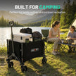 Overmont 3-in-1 Collapsible Wagon Cart, Ultra-Compact Foldable Wagon for SUV Trunk & Apartment Storage, Lightweight 120L Utility Cart with Dual Side Opening for Grocery, Camping & Sports 🍁 All In One Marketplace Canada