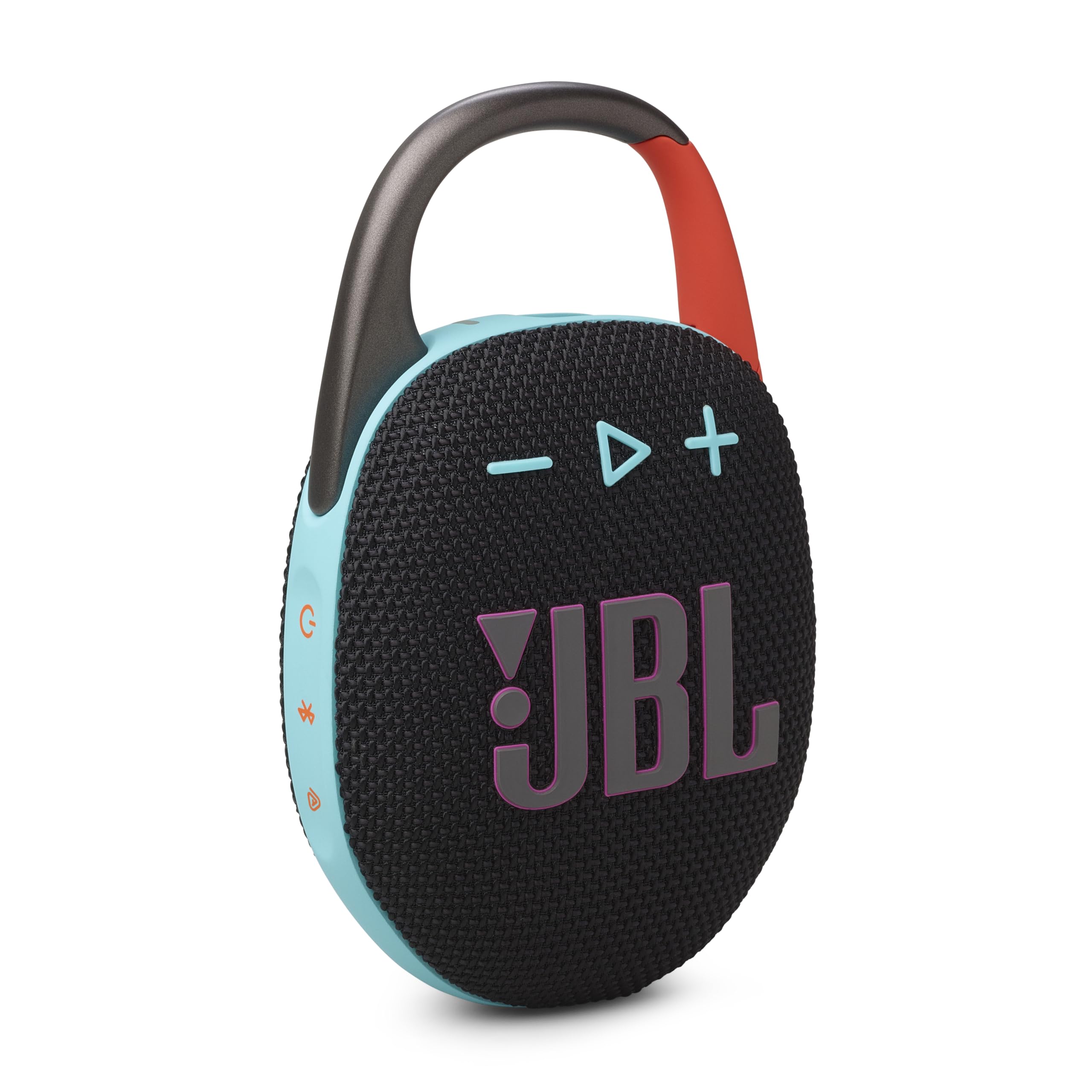 JBL Clip 5 - Ultra-Portable, Waterproof & Dustproof Bluetooth Speaker, Big Pro Sound with Punchy bass, Integrated Carabiner, Up to 12 Hours of Play, Recycled Materials (Black & Orange) 🍁 All In One Marketplace Canada
