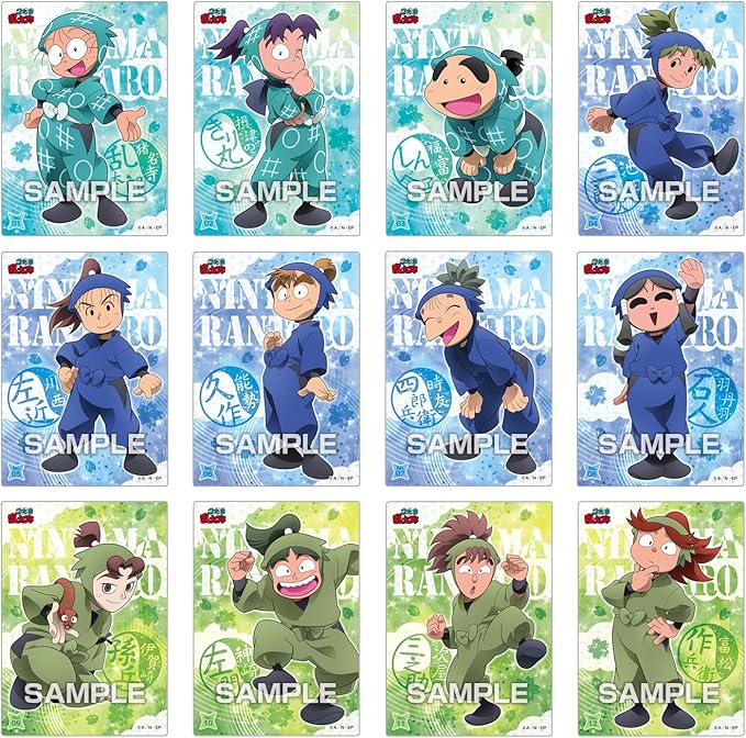 ENSKY Nintama Rantaro Clear Card Collection
