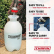 Chapin 22000 Pump Sprayer, 1G (4.5L), Lawn & Garden, Translucent Poly Tank, Funnel-Top, SureSpray, Anti-Clog Filter, Adjustable Cone Nozzle, 34