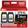 275XL Black Ink Cartridge Replacement for Canon Ink 275 275XL Black PG-275 PG-275XL Works for Canon PIXMA TR4720 TS3720 TS3500 TS3522 TS3520 TS3722 TR4700 TR4722 TR4723(2 Black) 🍁 All In One Marketplace Canada