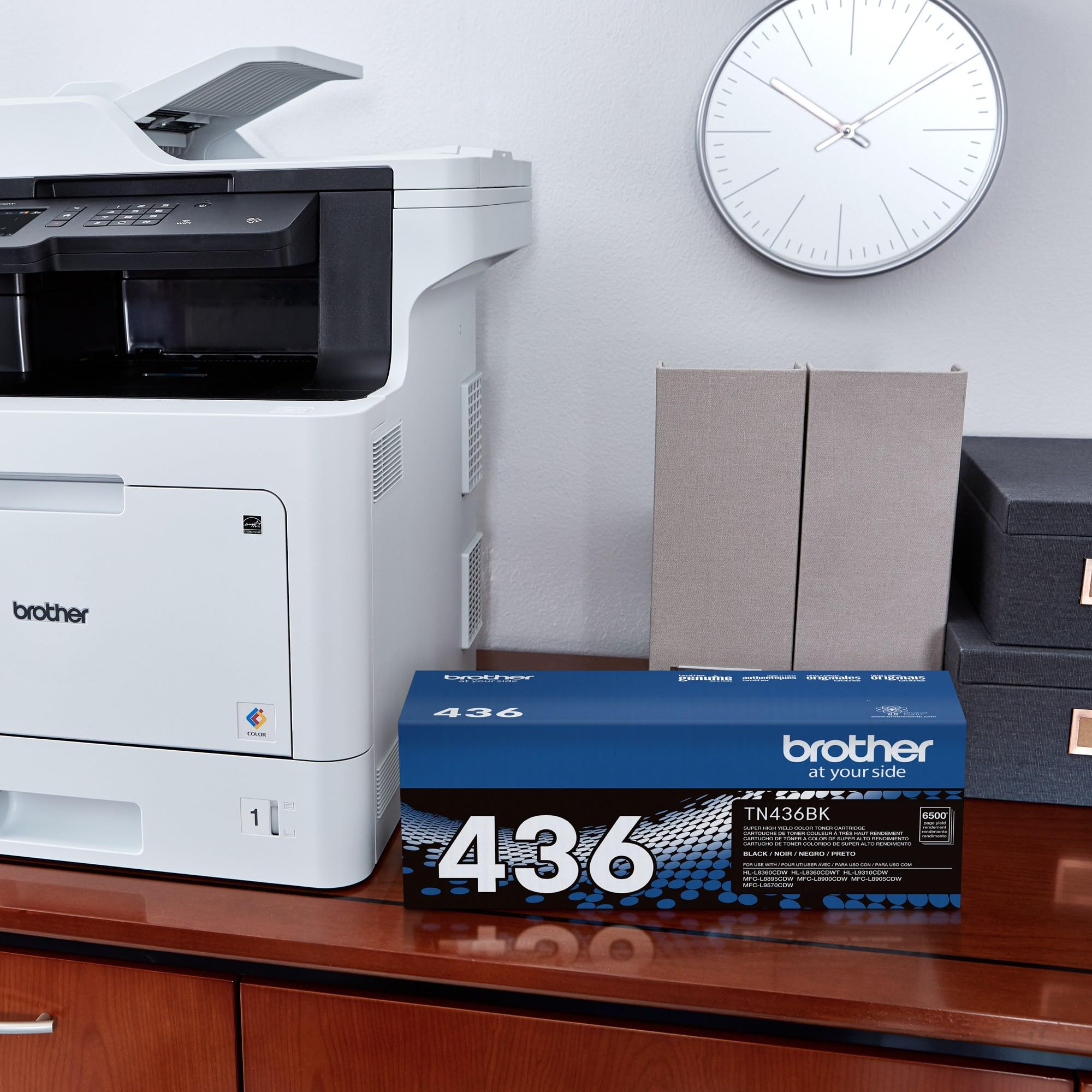 Brother Original TN436BK Super High-Yield Black Toner Cartridge, Higher Yield for Value, Original Toner Replacement Cartridge, Toner for Brother Laser Printers HL-L8360CDW, MFC-L8610CDW, and More 🍁 All In One Marketplace Canada