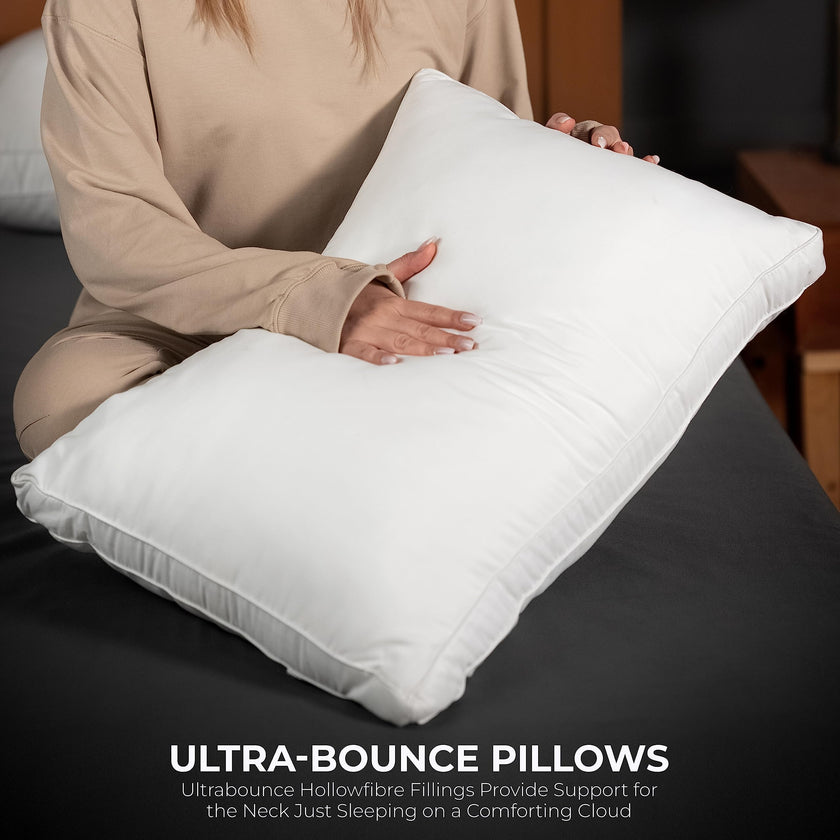 Utopia Bedding Bed Pillows for Sleeping King Size (White), Set of 2, Cooling Hotel Quality, Gusseted Pillow for Back, Stomach or Side Sleepers 🍁 All In One Marketplace Canada