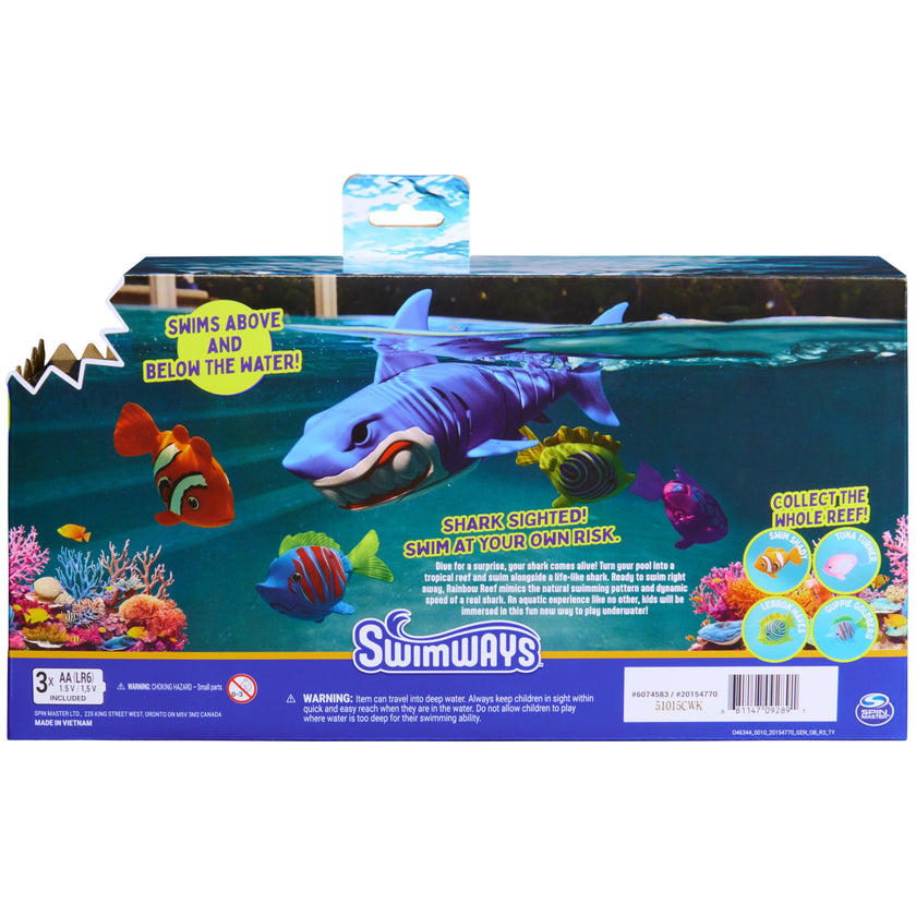 SwimWays Rainbow Reef Shark Water-Activated Pool Toy for Ages 5+ 🍁 All In One Marketplace Canada