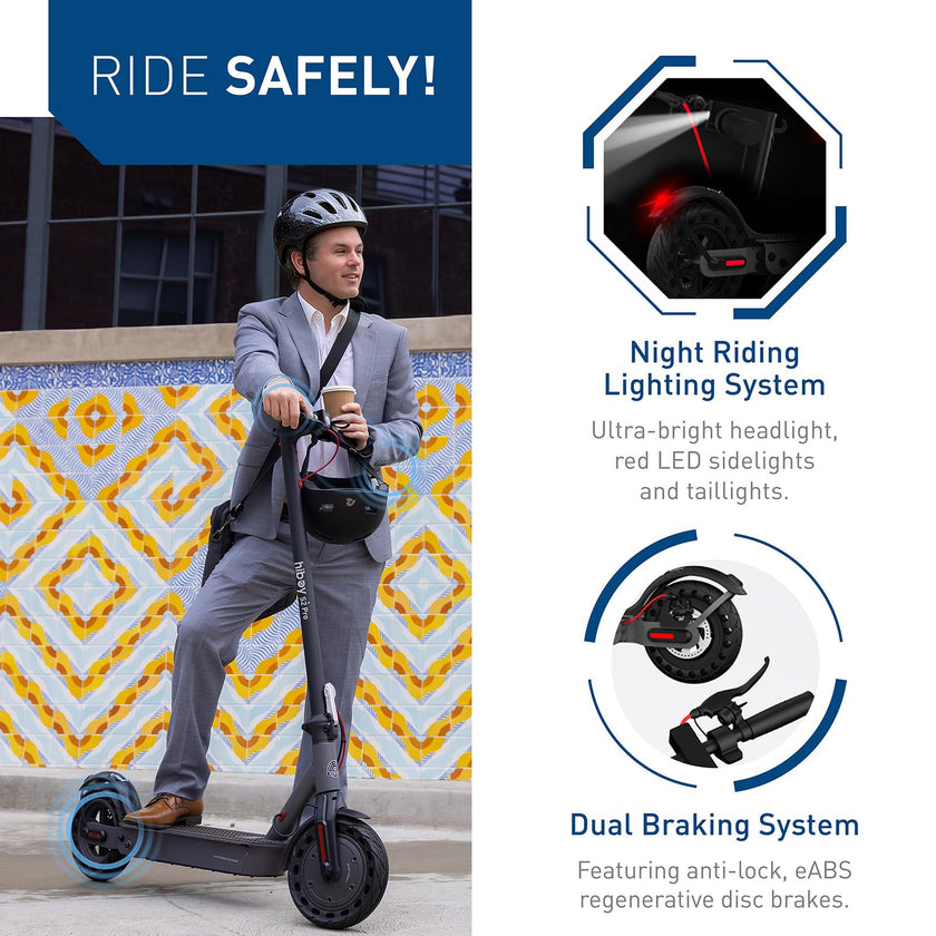 Hiboy S2 Pro Electric Scooter, 500W Powerful Motor, 10