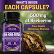 Maximum Strength Berberine Supplement 1000 mg Per Serving (500mg Per Capsule). Supports Healthy Glucose (Blood Sugar) and Lipid (Fats) Metabolism. Non-GMO, Vegan, Gluten-free. Bulk 120 Capsules. Proudly Canadian. Easy to Swallow. Kasha Nutrition