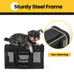 Conlun Cat Carrier Airline Approved, Soft-Sided Dog Carrier with Inner Safety Leash, Pet Transport Carrier for Small-Medium Cats Puppies up to 15 Lbs, Collapsible Travel Kitten Carrier Bag -Black M 🍁 All In One Marketplace Canada