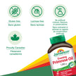 Jamieson Evening Primrose Oil 1,000 mg, Omega-6, Supports Skin Hydration, Skin Smoothness, Reduces Acne Symptoms, and Provides Ezcema Symptom Support. Non-GMO, Gluten-Free, 85 Softgels, Proudly Canadian 🍁 All In One Marketplace Canada
