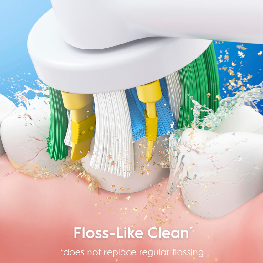 Oral-B FlossAction XFilaments Oral - B Electric Toothbrush Replacement Brush Heads Refill, White (5 Count) 🍁 All In One Marketplace Canada