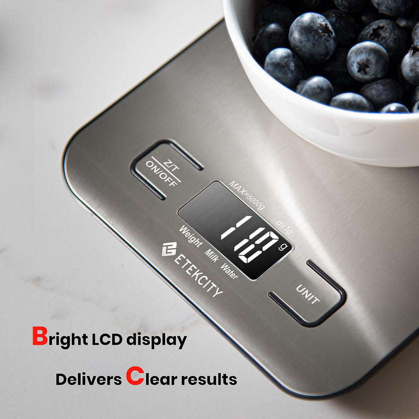 Etekcity Food Kitchen Scale, Digital Grams and Ounces for Weight Loss, Baking, Cooking, Keto and Meal Prep, Postal Parcel, Small, 304 Stainless Steel 🍁 All In One Marketplace Canada