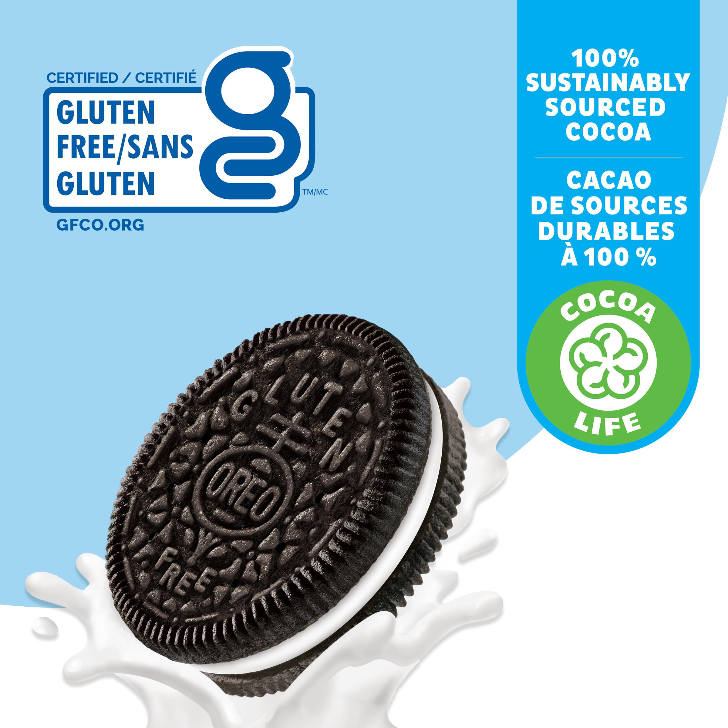 OREO Gluten Free Original Chocolate Sandwich Cookies, 342 g 🍁 All In One Marketplace Canada
